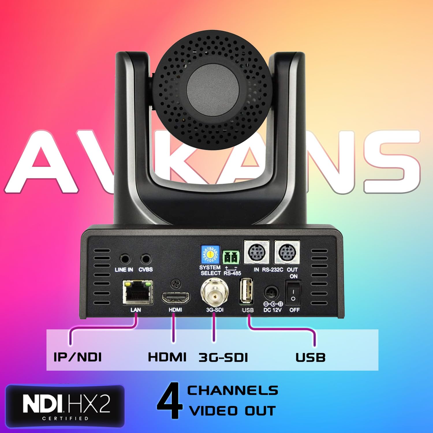 Amazon.com: AVKANS NDI PTZ Camera - 30X Auto Tracking Live